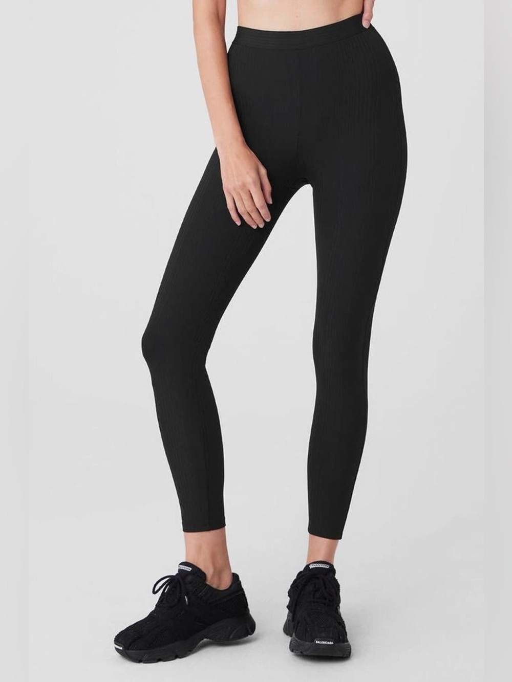 ALO Yoga 7/8 High-Waist Run It Back Leggings Black XS